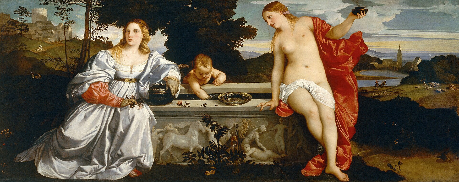 Amore sacro e amor profano di Tiziano